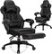 Costway Office Computer Desk Chair Gaming Chair Adjustable Swivel w/Footrest